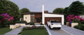 The Newton Abbott Residence 2,800 sq ft modern contemporary 4 bedroom house plan by Valdez Designs