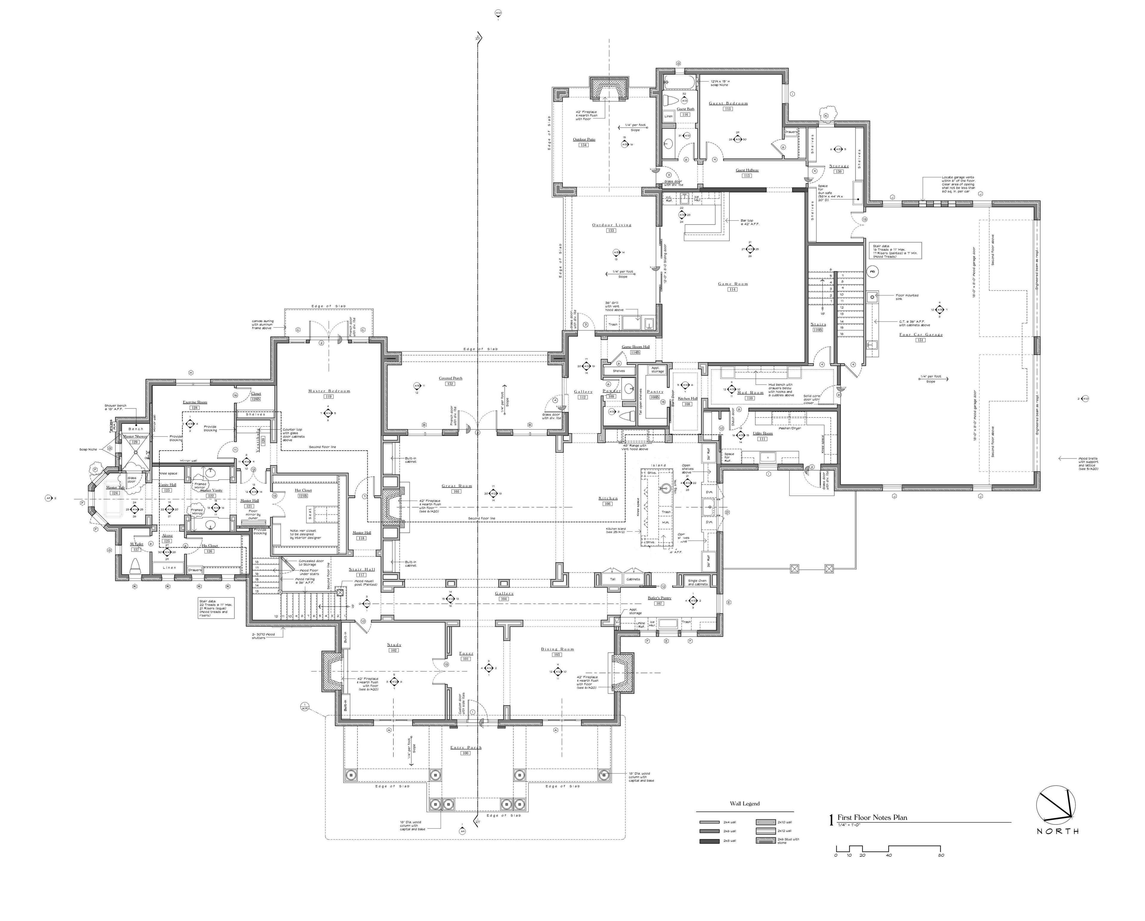 The Blackhawk Residence 6,800 sq ft American Classic Traditional luxury house plan by Valdez Designs